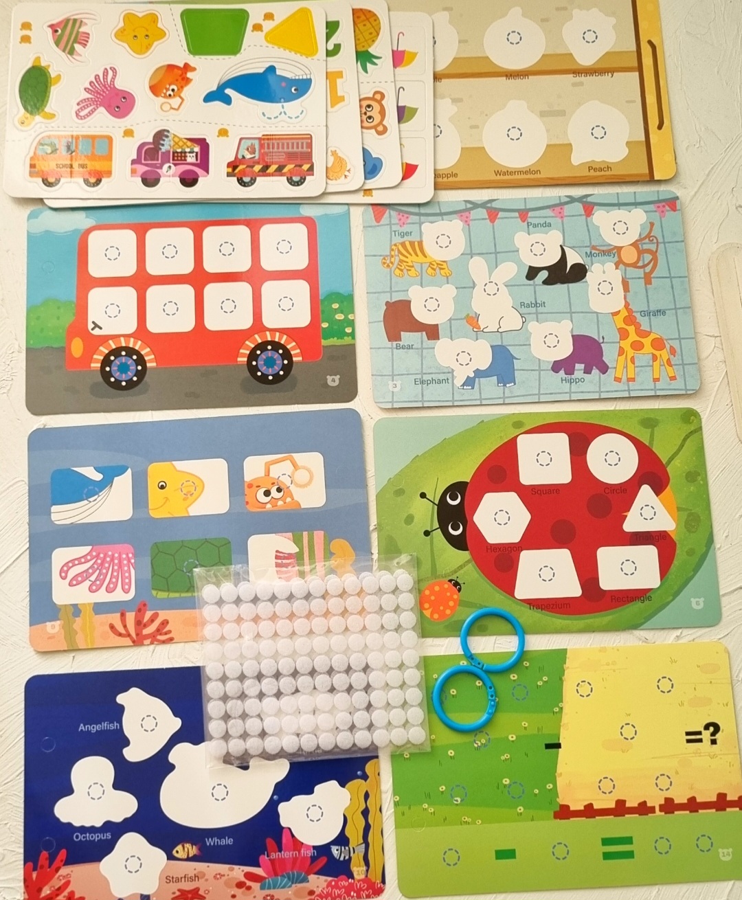 کتاب کار کودک،بیزی بوک کتاب چسبی