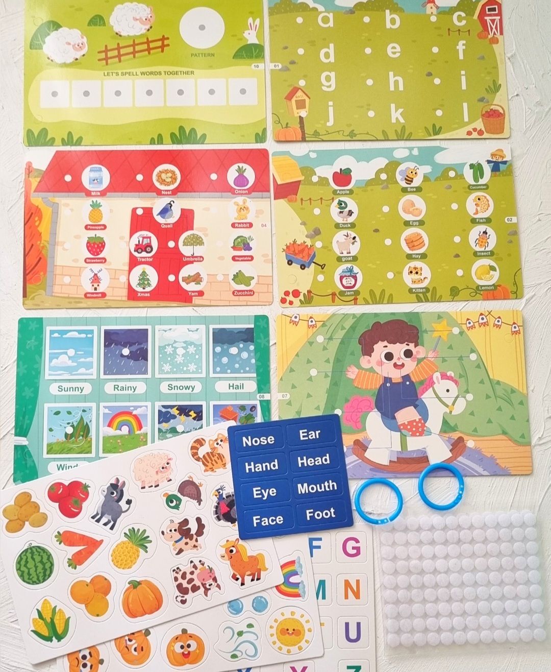 کتاب کار کودک،بیزی بوک کتاب چسبی