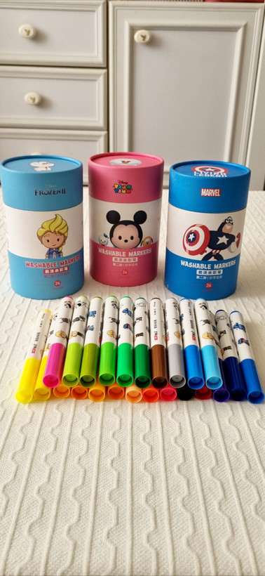 ماژیک جادویی کودک،ماژیک قابل شست و شو،ماژیک نقاشی،ماژیک ۲۴ عددی