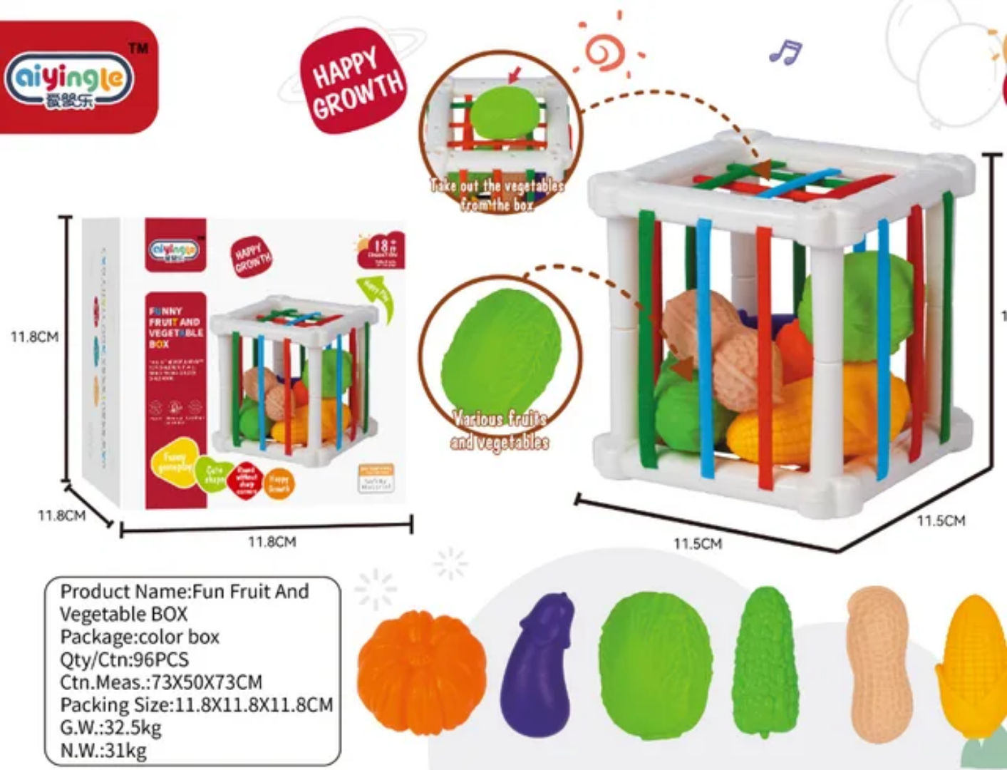 مکعب کشی همراه میوه